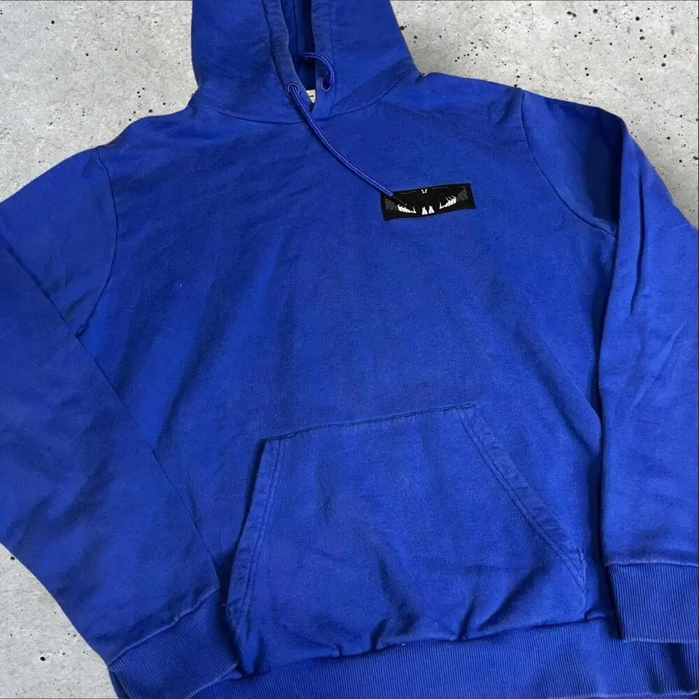 Marcelo Burlon Blue Pullover Hoodie‎ Size L